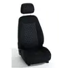 Jeu De Housses Sur Mesure 2 Sièges Avant Voiture Bancarel Tissu Avorio...