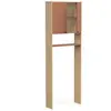 DEMEYERE Colonne WC - Meuble dessus WC 2 portes 1 tablette abricot Elisa - Abricot