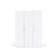 Armoire 3 portes NANO coloris chêne et blanc