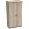 Demeyere Armoire chaussures 2 portes BOX chêne brossé/blanc Taille Unique