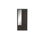 Armoire 2 portes 2 tiroirs MELLIE coloris chêne waterford