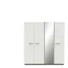 Armoire 4 portes WATSON coloris blanc