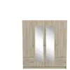 Armoire 4 portes POP coloris chêne kronberg