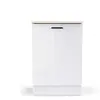 Meuble bas de cuisine 60 cm 1 porte BIANCO