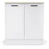 Meuble bas 80 cm 2 portes BIANCO
