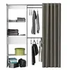 Habitat et Jardin Kit placard extensible "Chicago" - 168.2 x 187 x 50 cm - Blanc perle