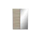Armoire 2 portes coulissantes FAST 2 MIROIR coloris bois clair