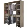 Demeyere Armoire mimi 7 étagères, 3 tiroirs et 2 tringles-chêne kronberg