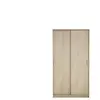 Armoire 2 portes ROLLING coloris chêne shannon