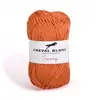 Pelote de coton à tricoter SUNNY UNI - Cheval blanc - PPSC 271 Orange ...