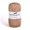Pelote de coton à tricoter SUNNY UNI - Cheval blanc - PPSC 205 Marron ...