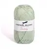 Fil à tricoter - CHEVAL BLANC - SUNNY - 100% coton - 50g - Couleur Nil...