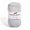Pelote de coton à tricoter SUNNY UNI - Cheval blanc - PPSC 71 Gris - 7...