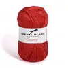 Pelote de coton à tricoter SUNNY UNI - Cheval blanc - PPSC 04 Rouge - ...