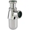 AU FORUM DU BATIMENT Siphon De Lavabo A Tube Plongeur Reglable - Laiton Chrome