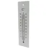 Stil - Thermomètre en médium contemporain Gris - 30 cm