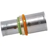 CENTRALE BRICO Raccord droit à sertir laiton D.20 pour tube en per TU