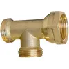 RIQUIER Té écrou libre Mâle-Mâle - Hauteur: 45,5 mm - Largeur: 66,5 mm...