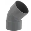 Coude PVC femelle femelle 45° - GIRPI - D : 100 mm - Plastique - Intérieur - 10 bar
