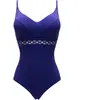 Chantelle - Maillot de bain 1 Pièce enveloppant Cala Nova bleu klein T...