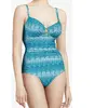 Chantelle - Maillot de bain 1 Pièce enveloppant Shades imprimé bleu T....