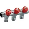 NT NOYON & THIEBAULT Collecteur robinetterie rouge MF20x27 - 3 départs