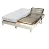 Idliterie Lit Electrique Matelas Latex 5 Zones + Sommier Electrique 2x70x190 Reglage Fermete Lombaire