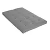 Idliterie Matelas Futon Latex Gris Clair 140x190