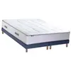 Non communiqué Ensemble matelas Ressorts 7 zones sommier PALACIO 2 2x80x200cm Bleu denim 160 x 200 cm