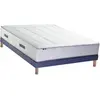 Non communiqué Ensemble matelas Ressorts 7 zones sommier PALACIO 2 140x190cm Bleu denim 140 x 190 cm