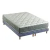 Non communiqué Ensemble + matelas Ressort 7 zones Face Hiver/Eté différente HYGGE Fabriqué en France 2x80 x 200 cm, Sommier - Bleu denim