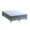 Non communiqué Ensemble Matelas Ressort 7 zones H.30cm + Sommier Fabriqué en France MAX 2x90 x 200 cm, Sommier - Vert celadon