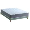 Non communiqué Ensemble Matelas Ressort 7 zones H.30cm + Sommier Fabriqué en France MAX 140 x 190 cm, Sommier - Vert celadon