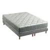 Non communiqué Ensemble + matelas Ressort 7 zones Face Hiver/Eté différente HYGGE Fabriqué en France 2x80 x 200 cm, Sommier - Gris chiné