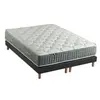 Non communiqué Ensemble + matelas Ressort 7 zones Face Hiver/Eté différente HYGGE Fabriqué en France 2x90 x 200 cm, Sommier - Noir