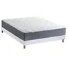 Non communiqué Ensemble Matelas Ressort 7 zones H.30cm + Sommier Fabriqué en France MAX 160 x 200 cm, Sommier - Blanc