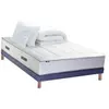 Non communiqué Ensemble matelas Ressort 7 zones + sommier + oreiller + couette - FABRICATION FRANCAISE 140 x 190 cm, Sommier - Bleu denim