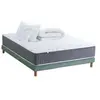 Non communiqué Ensemble Matelas Ressort 7 zones H.30cm + Sommier + couette + oreillers Fabriqué en France MAX 160 x 200 cm, Sommier - Vert celadon