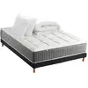 Matelas ressorts MAX, 7 zones, sommier rigide, pack couette oreiller Idliterie