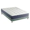 Non communiqué Ensemble Matelas Ressort 7 zones + Mémoire de forme + Sommier KING STYLE Fabriqué en France 160 x 200 cm, Sommier - Vert celadon