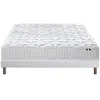 Selenia Ensemble Matelas Ressorts 5 Zones STAR et Sommier Blanc