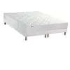 Selenia Ensemble Matelas Ressorts 5 Zones STAR et Sommier Blanc