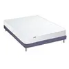 Selenia Ensemble Matelas Ressorts Fermes biconiques SPECTOS + Sommier Made in France - Sommier Bleu denim