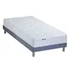 Selenia Ensemble Matelas Ressorts Fermes biconiques SPECTOS + Sommier Made in France - Sommier Bleu denim