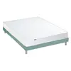 Selenia Ensemble Matelas Ressorts Fermes biconiques SPECTOS + Sommier Made in France - Sommier Vert céladon