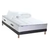Id Literie Pack matelas ressort + visco + sommier + couette oreiller 140x190