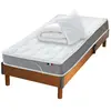 Idliterie Lit Electrique + Matelas mémoire de forme + couette + oreillers 90x190