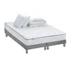 Idliterie Pack ASTRE Ensemble Matelas Ressorts + Sommier + Couette + Oreillers - Made in France Dimensions - 2x80 x 200 cm.