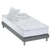 Id Literie - Pack ASTRE Matelas Ressorts Sommier Couette Oreillers 90x190