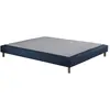 Nuit Céleste - Sommier tapissier Crépuscule bois massif bleu 140x200 c...